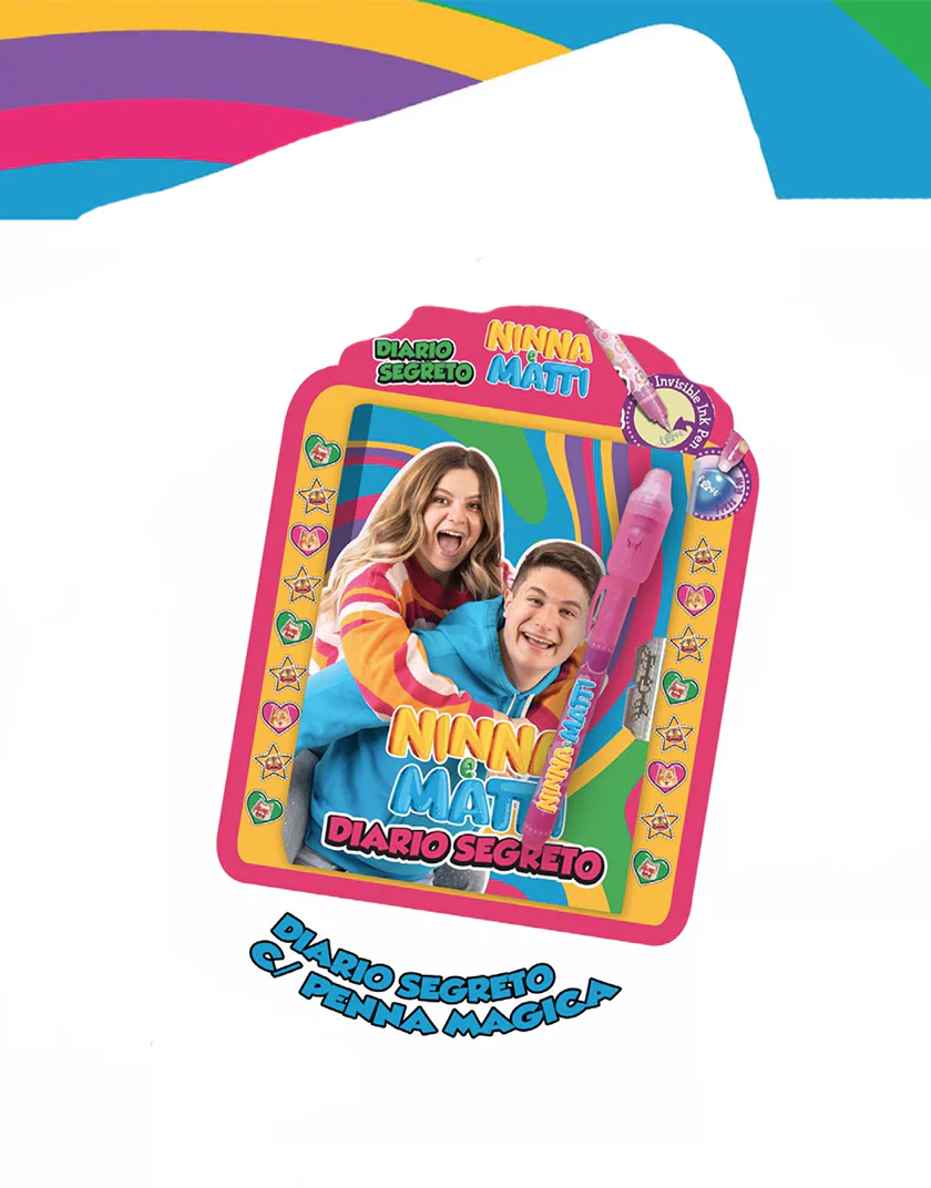 Ninna e Matti Diario Segreto con Penna Magica - Maricart - immagine 2