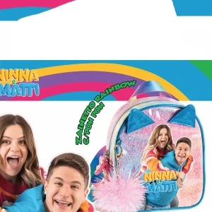 Zainetto Rainbow Ninna e Matti con Pon Pon
