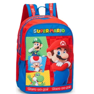 Zaino Organizzato Super Mario Rosso/Blu - Franco Cosimo Panini Editore