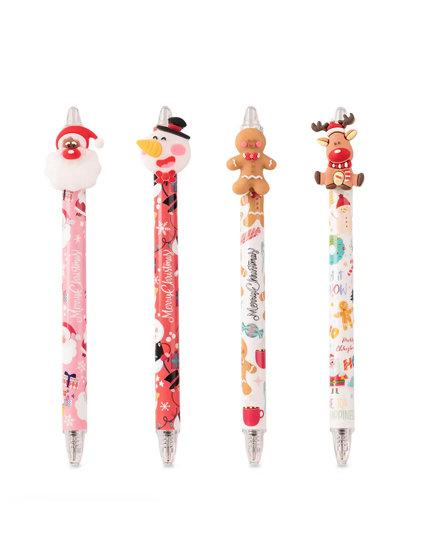 Penna a Sfera Natalizia Colourbook – Scrittura Fluida e Design Festivo - immagine 2