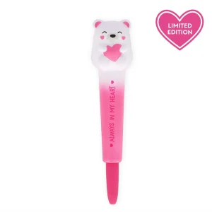 Penna Gel Antistress Legami - Squeezies Teddy Bear | Edizione Limitata per San Valentino