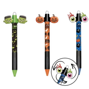 Penna Cancellabile a Scatto Tinta Unita Halloween - Scrittura Facile e Divertente!