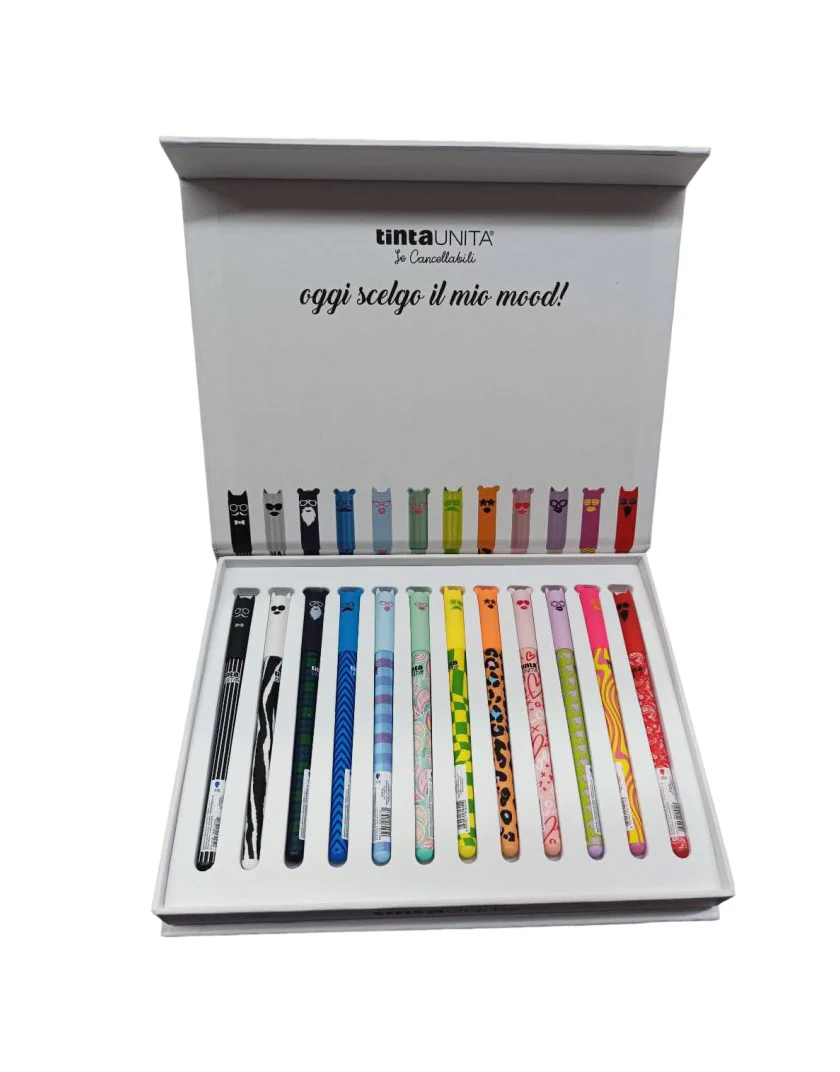 Penne Cancellabili Fashion Pen Tinta Unita - Box Regalo - immagine 2