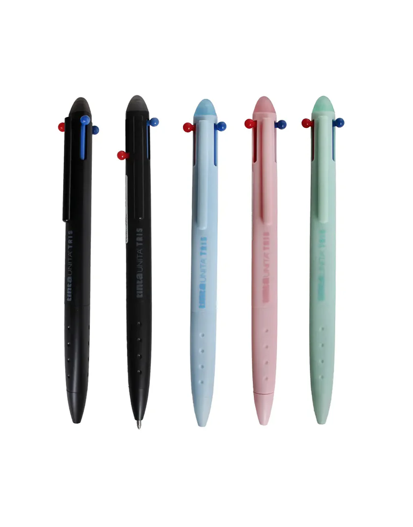 Penne Gel Cancellabili Tris Tinta Unita - Inchiostro Blu e Rosso - immagine 2