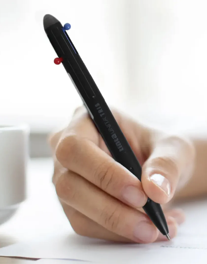 Penne Gel Cancellabili Tris Tinta Unita - Inchiostro Blu e Rosso - immagine 3