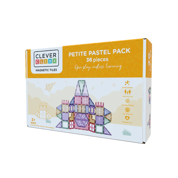 Costruzioni magnetiche Mini Set Pastel