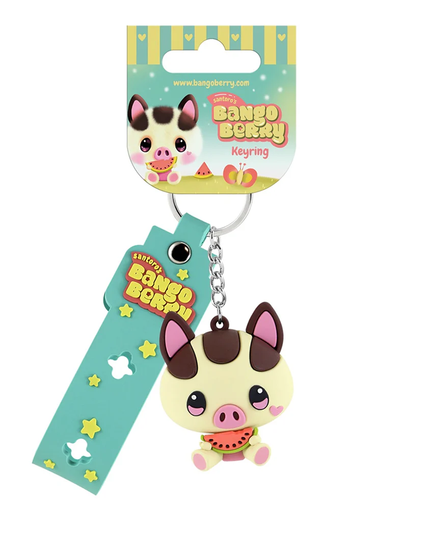 Portachiavi 3D Bangoberry - Piggy Pig Santoro Italia