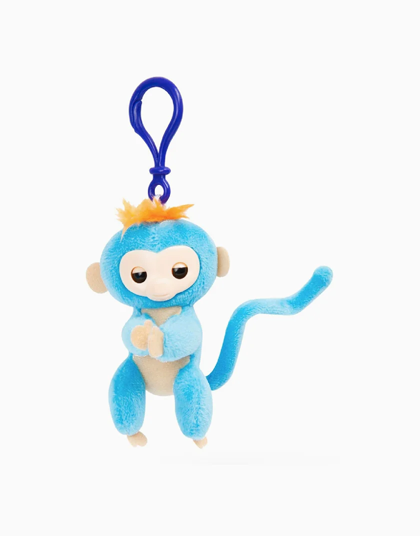 Portachiavi in Peluche Scimmietta Fingerlings - Morbido e Divertente! - immagine 2
