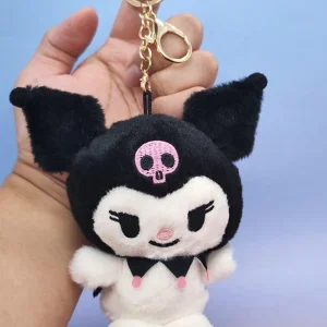 Portachiavi Peluche Kuromi Sanrio - Accessorio Unico per i Fan