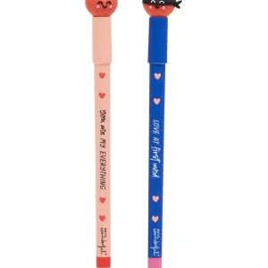 Set 2 Penne Cancellabili Mr. Wonderful Bo-Bo - Love at First Word