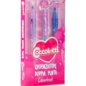 Set 3 Evidenziatori Doppia Punta DuoTone Coccolotti – Colourbook