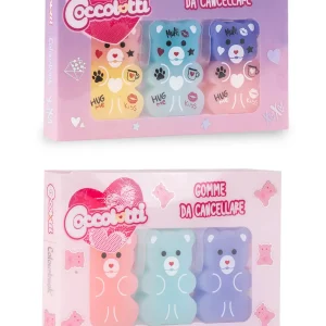 Set 3 Gomme da Cancellare Coccolotti – Colourbook