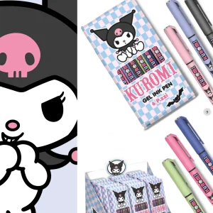 Set 6 Penne Gel Sanrio – Kuromi | Giochi Preziosi