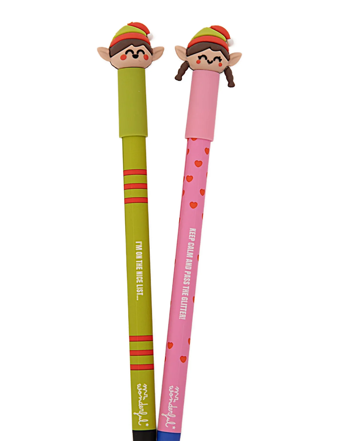 Set di 2 Penne Cancellabili Limited Bo-Bo Mr. Wonderful – Elfo ed Elfa - immagine 3