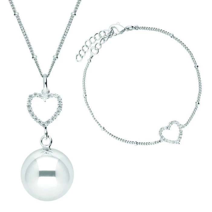 Set collana e bracciale gravidanza chiama Angeli - immagine 5