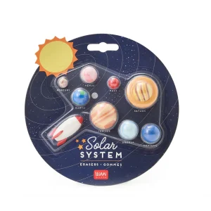 Set di 9 Gomme Solar System - Legami