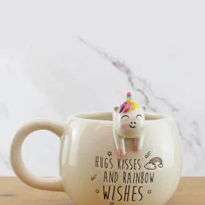 Tazza in Ceramica con Charm Unicorno - Pet Friends Mags
