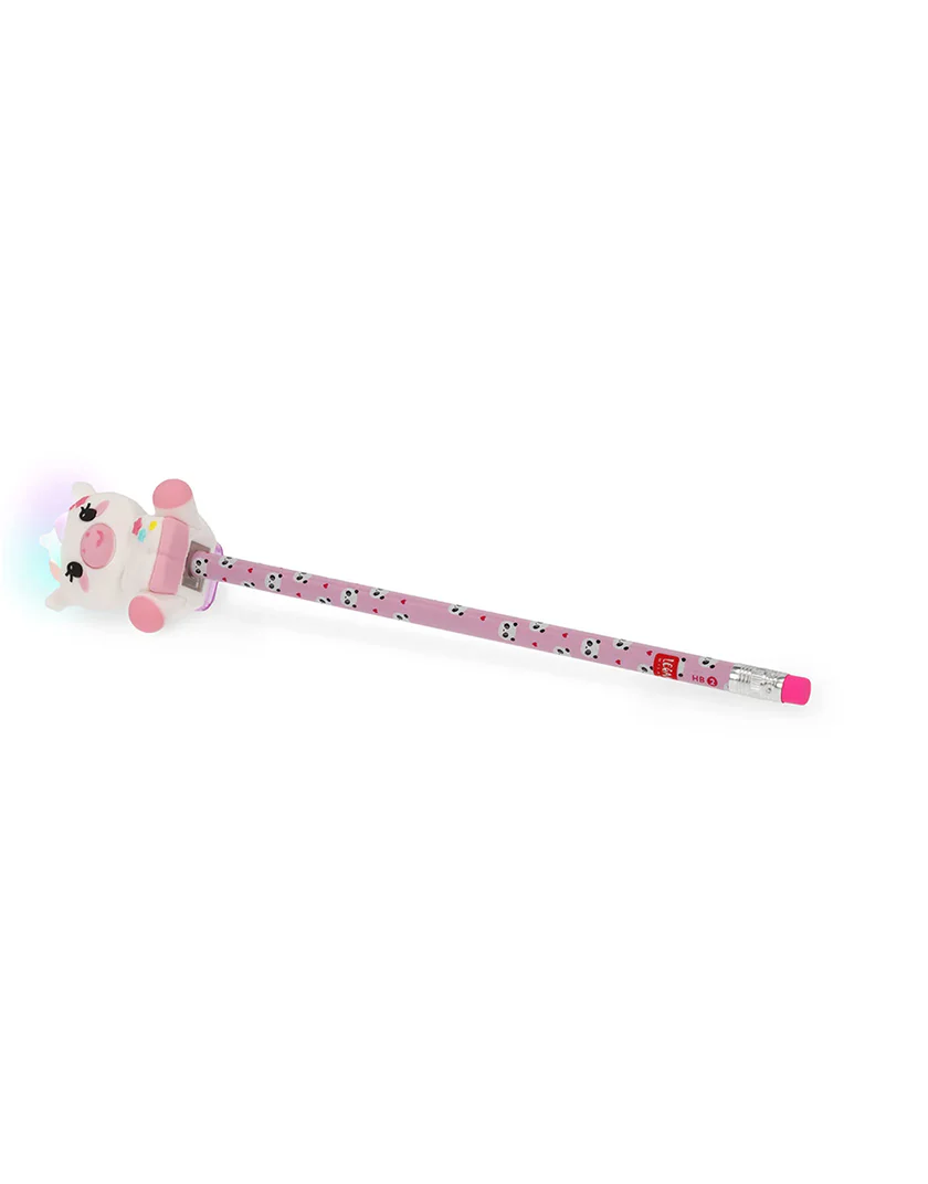 Temperino Luminoso con Contenitore Legami - Sharpening is Magic Unicorn - immagine 4