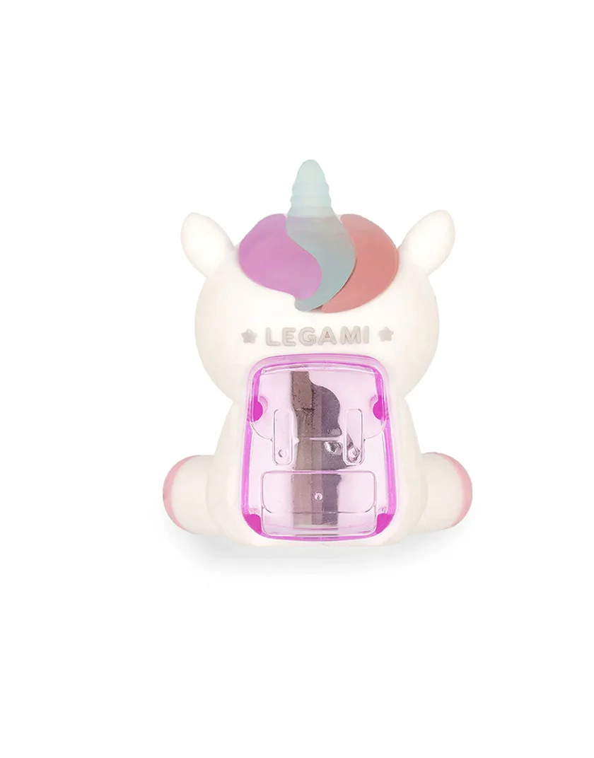Temperino Luminoso con Contenitore Legami - Sharpening is Magic Unicorn - immagine 3