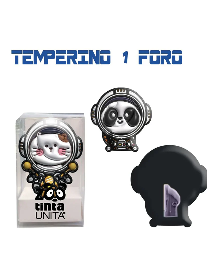 Temperino 1 Foro Tinta Unita Zoo Space - immagine 2