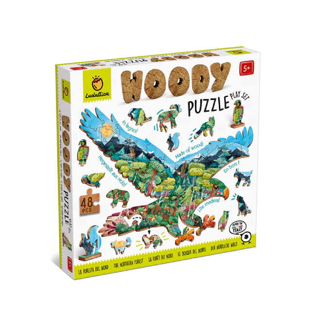 Puzzle in legno Foresta del Nord - immagine 3
