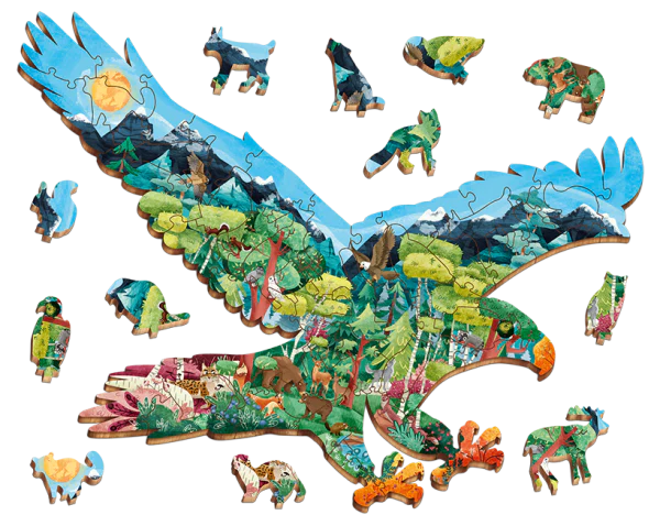 Puzzle in legno Foresta del Nord - immagine 2