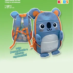 Zaino Asilo 3D Tinta Unita Kids
