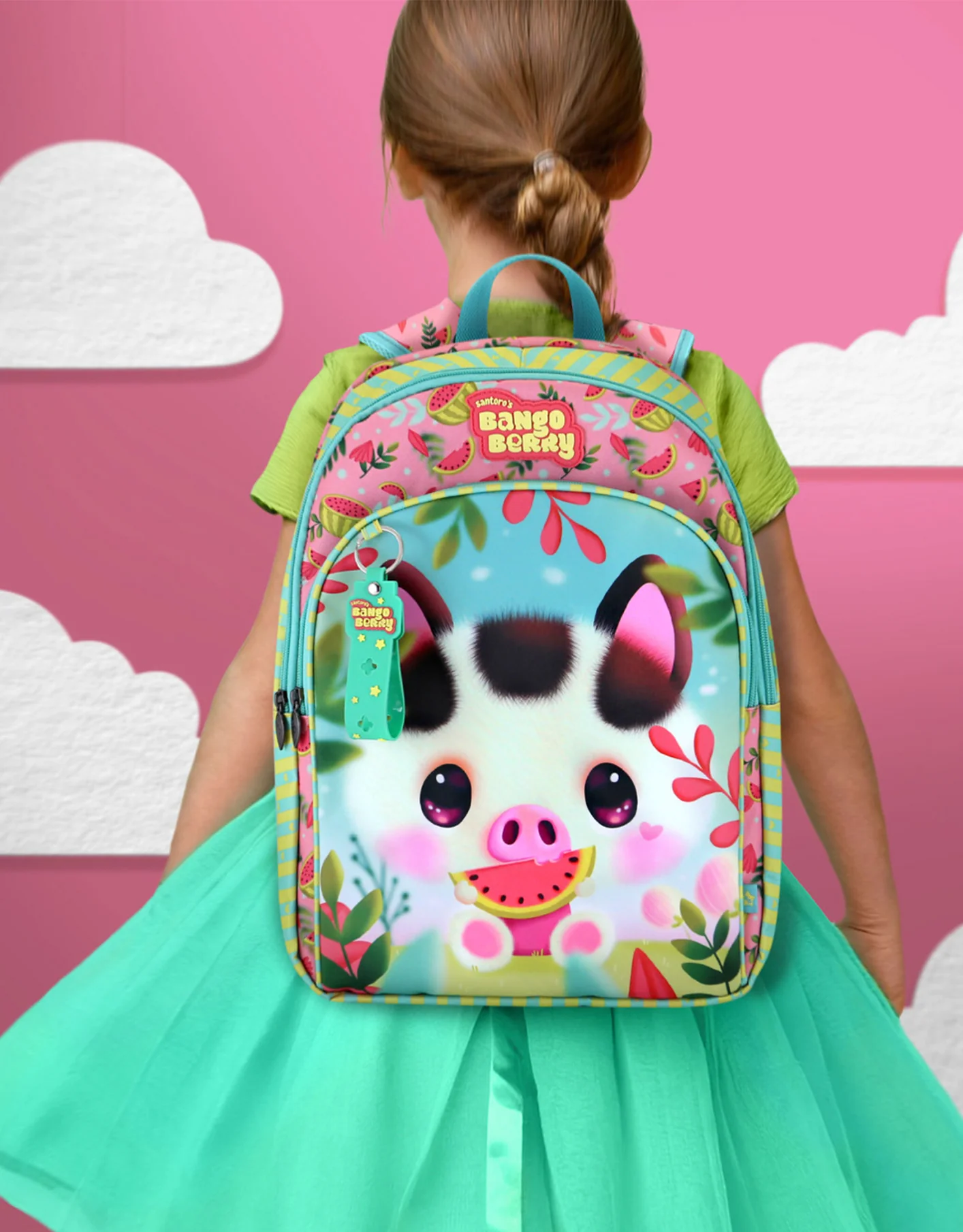 Zaino Grande Bangoberry "Piggy Pig" Santoro - immagine 2