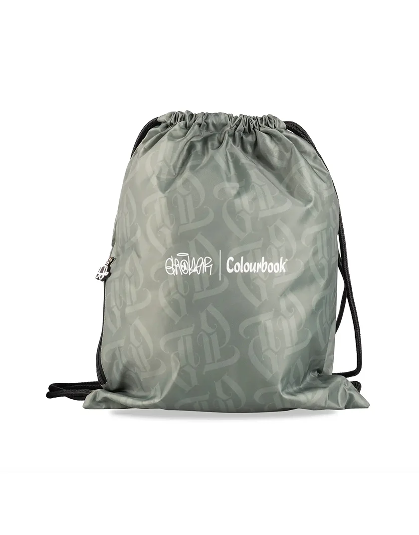Zaino con Coulisse Geolier x Colourbook Verde - immagine 3