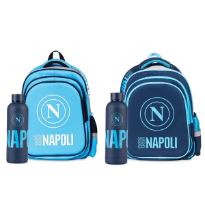 Zaino Scuola SSC Napoli + Borraccia Omaggio | Ufficiale Colourbook